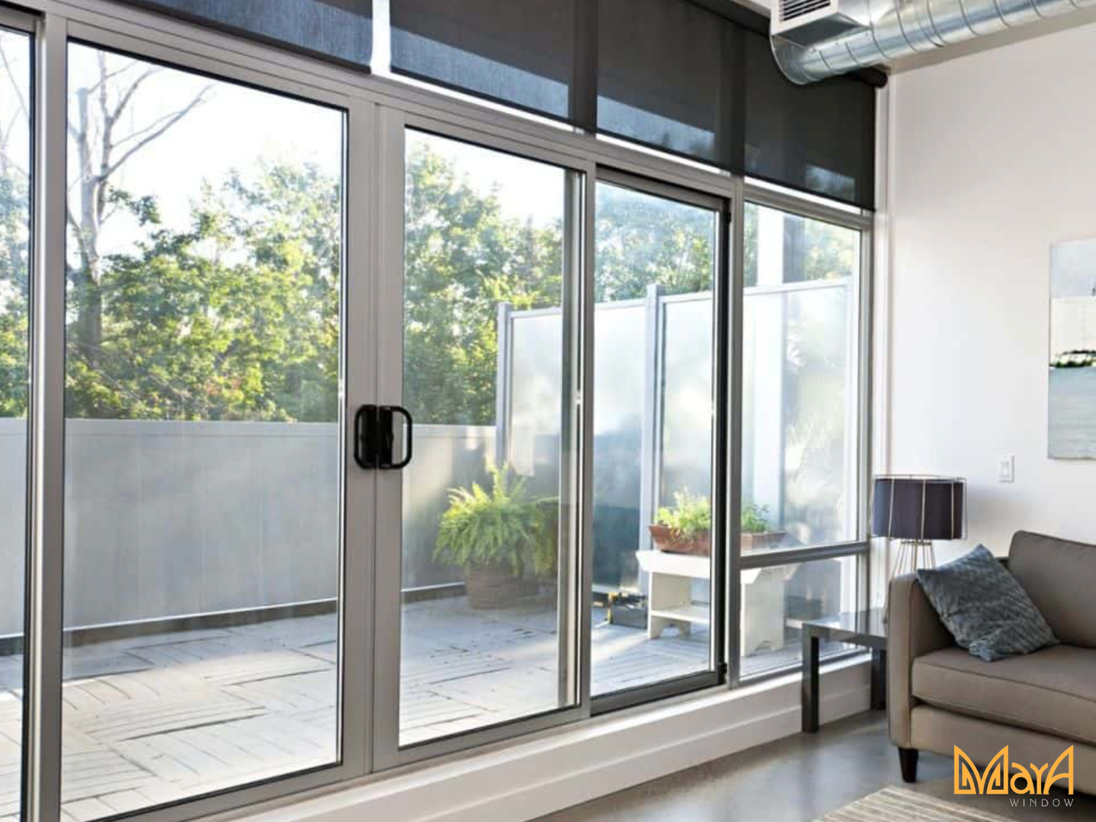 Cửa đi hệ thủy lực với thiết kế đẹp mắt, thông minh