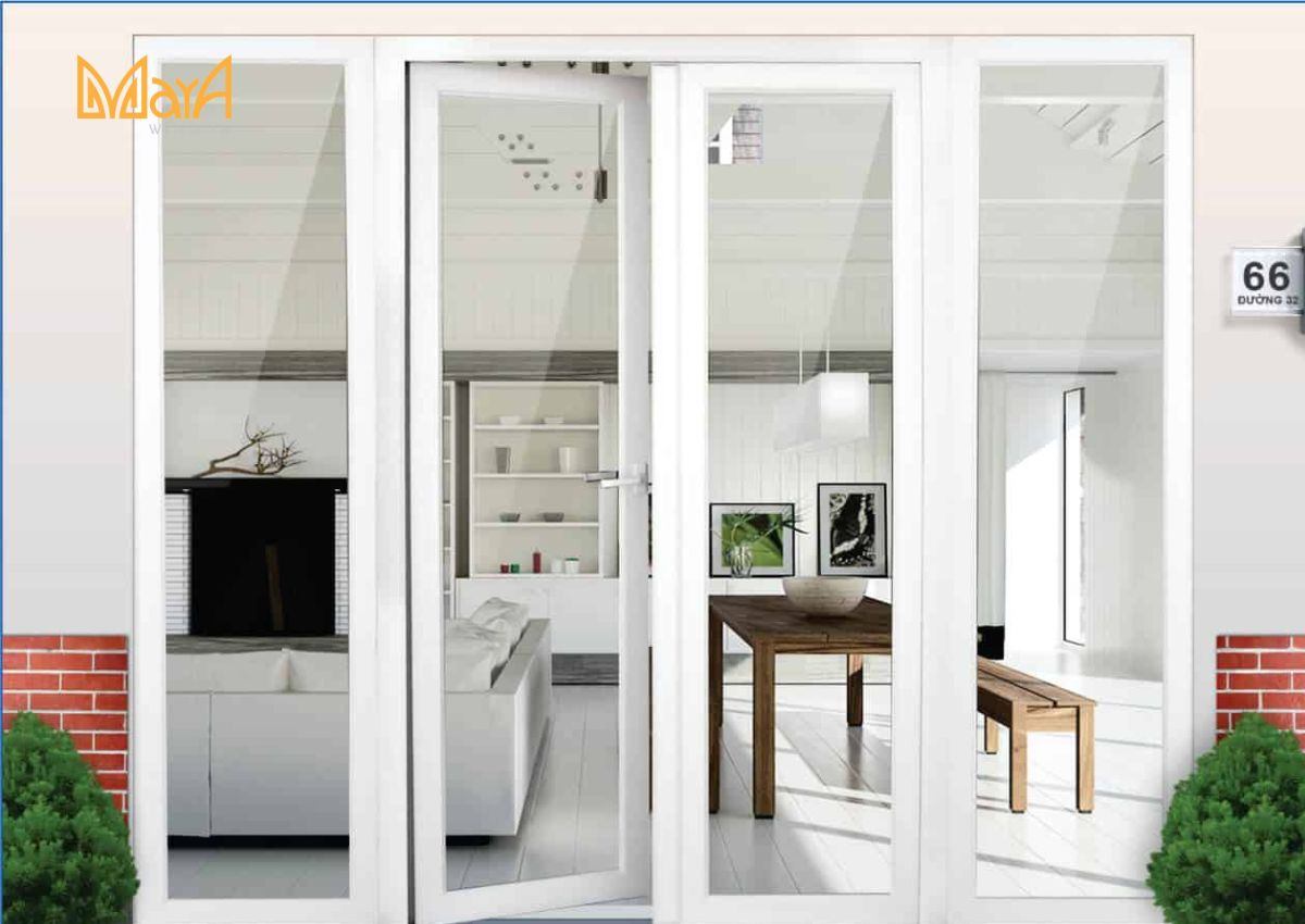 Cửa đi mở quay sở hữu độ bền cao cùng tính thẩm mỹ ưu việt